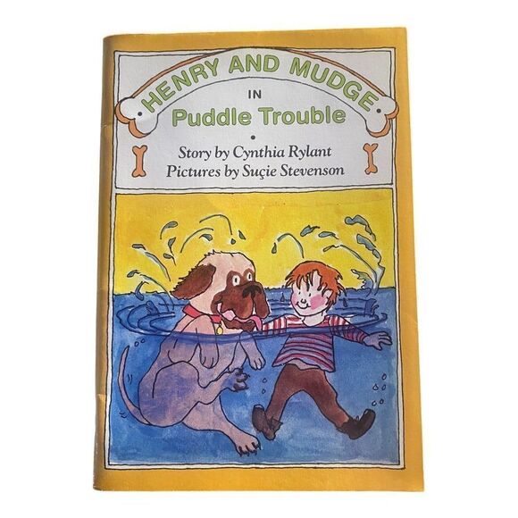 No Brand Other - Henry and Mudge in Puddle Trouble vintage book